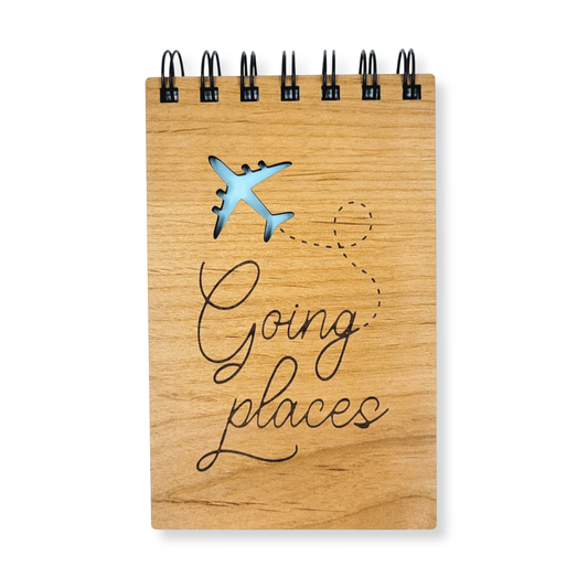 Going Places Pocket Notebook - Mini Travel Journal, Notepad