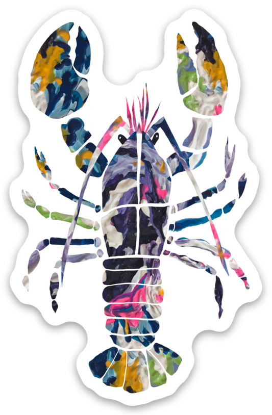Sticker Colorful Lobster