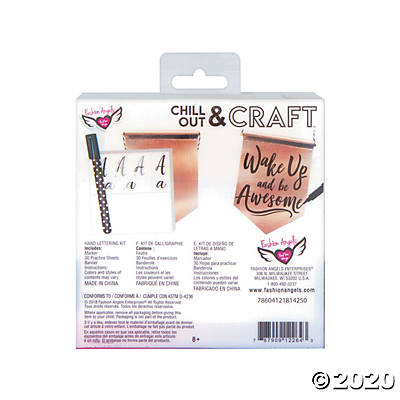 Chill Out & Craft Calligraphy Set